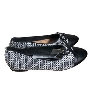 Samilor knotted slip on ballerina shoes. Sz 7. New